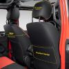 imageOASIS AUTO 20072017 Wrangler JK 4Door Leather Seat Covers Custom Fit Accessories Cover Protector Cushion Unlimited X Rubicon Sahara Full Set BlackampampRedBLACKRED