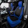 imageOASIS AUTO 20072017 Wrangler JK 4Door Leather Seat Covers Custom Fit Accessories Cover Protector Cushion Unlimited X Rubicon Sahara Full Set BlackampampRedBLACKBLUE