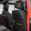imageOASIS AUTO 20072017 Wrangler JK 4Door Leather Seat Covers Custom Fit Accessories Cover Protector Cushion Unlimited X Rubicon Sahara Full Set BlackampampRedBLACKGRAY