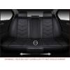 imageOASIS AUTO Car Seat Covers Premium Waterproof Faux Leather Cushion Universal Accessories Fit SUV Truck Sedan Automotive Vehicle Auto Interior Protector Full Set OS006 BlackSPORT BLACK