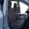 imageOASIS AUTO Chevy Equinox Accessories Seat Covers 20102025 Custom Fit Leather Cover Protector Cushion Full Set GrayBLACK