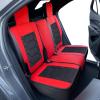 imageOASIS AUTO Chevy Equinox Accessories Seat Covers 20102025 Custom Fit Leather Cover Protector Cushion Full Set GrayRED