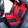 imageOASIS AUTO Chevy Equinox Accessories Seat Covers 20102025 Custom Fit Leather Cover Protector Cushion Full Set GrayRED