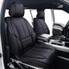 imageOASIS AUTO Chevy Silverado ampamp GMC Sierra Accessories Seat Covers 20072025 Custom Fit Leather Truck Cover Protector 15003500HD Crew Double Extended CabClassic Full Set Black