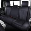 imageOASIS AUTO Chevy Silverado ampamp GMC Sierra Accessories Seat Covers 20072025 Custom Fit Leather Truck Cover Protector 15003500HD Crew Double Extended CabClassic Full Set Black