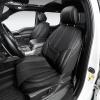 imageOASIS AUTO Custom Seat Covers Compatible with Ford F150 20152023F150 Lightning 20222023Super Duty 20172023 Full Set BlackBLACK