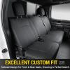 imageOASIS AUTO Custom Seat Covers Compatible with Ford F150 20152023F150 Lightning 20222023Super Duty 20172023 Full Set BlackBLACK