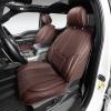 imageOASIS AUTO Custom Seat Covers Compatible with Ford F150 20152023F150 Lightning 20222023Super Duty 20172023 Full Set BlackBROWN