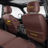 imageOASIS AUTO Custom Seat Covers Compatible with Ford F150 20152023F150 Lightning 20222023Super Duty 20172023 Full Set BlackBROWN