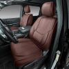 imageOASIS AUTO Dodge Ram Accessories Seat Covers 20092025 Custom Fit Leather Truck Cover Protector Cushion 150025003500 Crew Double Super Extended CabPremium Full Set BrownBROWN