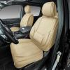 imageOASIS AUTO Dodge Ram Accessories Seat Covers 20092025 Custom Fit Leather Truck Cover Protector Cushion 150025003500 Crew Double Super Extended CabPremium Full Set BrownTAN