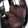 imageOASIS AUTO Dodge Ram Accessories Seat Covers 20092025 Custom Fit Leather Truck Cover Protector Cushion 150025003500 Crew Double Super Extended CabPremium Full Set BrownBROWN