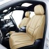 imageOASIS AUTO Dodge Ram Accessories Seat Covers 20092025 Custom Fit Leather Truck Cover Protector Cushion 150025003500 Crew Double Super Extended CabPremium Full Set BrownTAN
