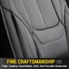 imageOASIS AUTO Dodge Ram Accessories Seat Covers 20092025 Custom Fit Leather Truck Cover Protector Cushion 150025003500 Crew Double Super Extended CabPremium Full Set BrownBLACK
