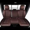 imageOASIS AUTO Dodge Ram Accessories Seat Covers 20092025 Custom Fit Leather Truck Cover Protector Cushion 150025003500 Crew Double Super Extended CabPremium Full Set BrownBROWN