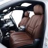 imageOASIS AUTO Dodge Ram Accessories Seat Covers 20092025 Custom Fit Leather Truck Cover Protector Cushion 150025003500 Crew Double Super Extended CabPremium Full Set BrownBROWN