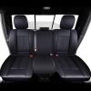 imageOASIS AUTO Dodge Ram Accessories Seat Covers 20092025 Custom Fit Leather Truck Cover Protector Cushion 150025003500 Crew Double Super Extended CabPremium Full Set Black