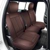 imageOASIS AUTO Dodge Ram Accessories Seat Covers 20092025 Custom Fit Leather Truck Cover Protector Cushion 150025003500 Crew Double Super Extended CabPremium Full Set BrownBROWN
