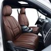 imageOASIS AUTO Dodge Ram Accessories Seat Covers 20092025 Custom Fit Leather Truck Cover Protector Cushion 150025003500 Crew Double Super Extended CabPremium Full Set BrownBROWN