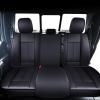 imageOASIS AUTO Ford F150 F250 F350 Accessories Seat Covers 20092025 Custom Fit Leather Truck Cover Protector F150 F250 F350 Crew Double Super Extended Cab Premium Full Set BlackampampGrayBLACK
