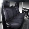 imageOASIS AUTO Ford F150 F250 F350 Accessories Seat Covers 20092025 Custom Fit Leather Truck Cover Protector F150 F250 F350 Crew Double Super Extended Cab Premium Full Set BlackampampGrayBLACK