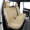 imageOASIS AUTO Ford F150 F250 F350 Accessories Seat Covers 20092025 Custom Fit Leather Truck Cover Protector F150 F250 F350 Crew Double Super Extended Cab Premium Full Set BlackampampGrayTAN