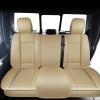 imageOASIS AUTO Ford F150 F250 F350 Accessories Seat Covers 20092025 Custom Fit Leather Truck Cover Protector F150 F250 F350 Crew Double Super Extended Cab Premium Full Set BlackampampGrayTAN