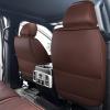 imageOASIS AUTO Ford F150 F250 F350 Accessories Seat Covers 20092025 Custom Fit Leather Truck Cover Protector F150 F250 F350 Crew Double Super Extended Cab Premium Full Set BlackampampGrayBROWN