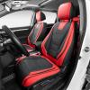 imageOASIS AUTO Honda CRV Accessories Seat Covers 20172025 Custom Fit Leather Cover Protector Cushion for CRV Full Set BlackBLACKRED