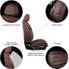 imageOASIS AUTO Mazda CX5 Accessories Seat Covers 20122025 Custom Fit Leather Cover Protector Cushion for CX5 Premium Full Set BlackBROWN