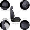 imageOASIS AUTO Mazda CX5 Accessories Seat Covers 20122025 Custom Fit Leather Cover Protector Cushion for CX5 Premium Full Set BlackINKY