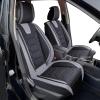 imageOASIS AUTO Nissan Rogue Accessories Seat Covers 20142025 Custom Fit Leather Cover Protector Cushion Full Set Gray