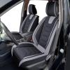 imageOASIS AUTO Nissan Rogue Accessories Seat Covers 20142025 Custom Fit Leather Cover Protector Cushion Full Set Gray