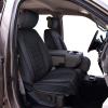 imageOASIS AUTO Tailor Fit Seat Covers Compatible with 20092022 Ford F150 F150 F250 F250 F350 F350 FF01 Full Set Inky