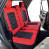 imageOASIS AUTO Toyota 4Runner Accessories Seat Covers 20102025 Custom Fit Leather Cover Protector Cushion Full Set BlackRED