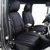 imageOASIS AUTO Wrangler JK JL Accessories Seat Covers 20072025 Custom Fit 24 Door Leather Cover Protector Cushion Unlimited X Rubicon Sahara and More Premium Full Set Black