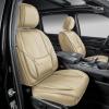imageOASIS AUTO Dodge Ram Accessories Seat Covers 20092025 Custom Fit Leather Truck Cover Protector Cushion 150025003500 Crew Double Super Extended CabPremium Full Set BrownTAN