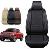imageOASIS AUTO Ford F150 F250 F350 Accessories Seat Covers 20092025 Custom Fit Leather Truck Cover Protector F150 F250 F350 Crew Double Super Extended Cab Premium Full Set BlackampampGrayBLACK