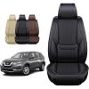 imageOASIS AUTO Rogue Accessories Seat Covers 20142025 Custom Fit Leather Cover Protector Cushion Premium Full Set Black