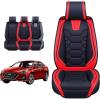 imageOASIS AUTO Sonata Accessories Seat Covers 20102025 Custom Fit Leather Cover Protector Cushion Full Set Red