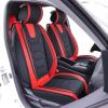 imageOASIS AUTO Honda Civic Accessories Seat Covers 20112025 Custom Fit 24 Door Sedan Coupe Hatchback Leather Cover Protector Cushion Exclude Si Front Pair GrayBlackRed