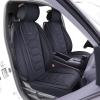 imageOASIS AUTO Honda Civic Accessories Seat Covers 20112025 Custom Fit 24 Door Sedan Coupe Hatchback Leather Cover Protector Cushion Exclude Si Front Pair GrayBlack