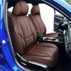 imageOASIS AUTO Honda Civic Accessories Seat Covers 20112025 Custom Fit 24 Door Sedan Coupe Hatchback Leather Cover Protector Cushion Exclude Si Front Pair GrayBrown