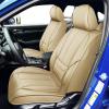 imageOASIS AUTO Honda Civic Accessories Seat Covers 20112025 Custom Fit 24 Door Sedan Coupe Hatchback Leather Cover Protector Cushion Exclude Si Front Pair GrayTan