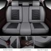 imageOASIS AUTO Car Seat Covers Premium Waterproof Faux Leather Cushion Universal Accessories Fit SUV Truck Sedan Automotive Vehicle Auto Interior Protector Full Set OD004 BlackBLACKGRAY