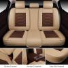 imageOASIS AUTO Car Seat Covers Premium Waterproof Faux Leather Cushion Universal Accessories Fit SUV Truck Sedan Automotive Vehicle Auto Interior Protector Full Set OD004 BlackTANCOFFEE