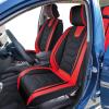 imageOASIS AUTO Forester Outback Legacy Impreza Crosstrek Accessories Seat Covers 20102025 Custom Fit Leather Cover Protector Cushion Full Set GrayRED