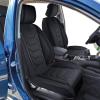 imageOASIS AUTO Forester Outback Legacy Impreza Crosstrek Accessories Seat Covers 20102025 Custom Fit Leather Cover Protector Cushion Full Set GraySPORTY BLACK