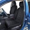 imageOASIS AUTO Forester Outback Legacy Impreza Crosstrek Accessories Seat Covers 20102025 Custom Fit Leather Cover Protector Cushion Full Set GraySPORTY BLACK