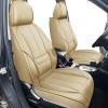 imageOASIS AUTO Forester Outback Legacy Impreza Crosstrek Accessories Seat Covers 20102025 Custom Fit Leather Cover Protector Cushion Full Set GrayTAN